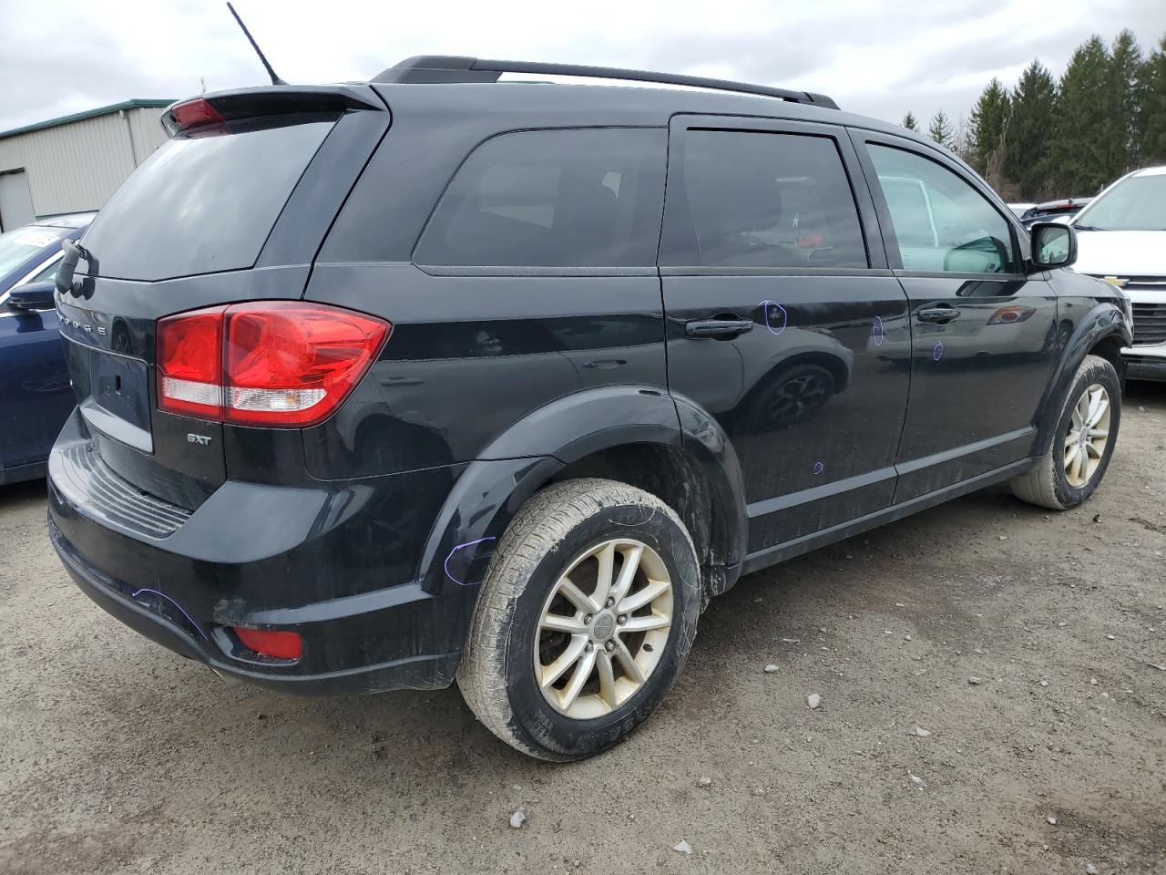 2015 Dodge Journey VIN 3C4PDDBG3FT584734 Copart auction photo, front end damage thumbnail 3