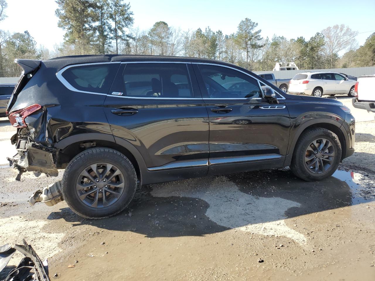 2019 Hyundai Santa Fe VIN 5NMS33AD1KH022269 Copart auction photo, rear end damage thumbnail 3