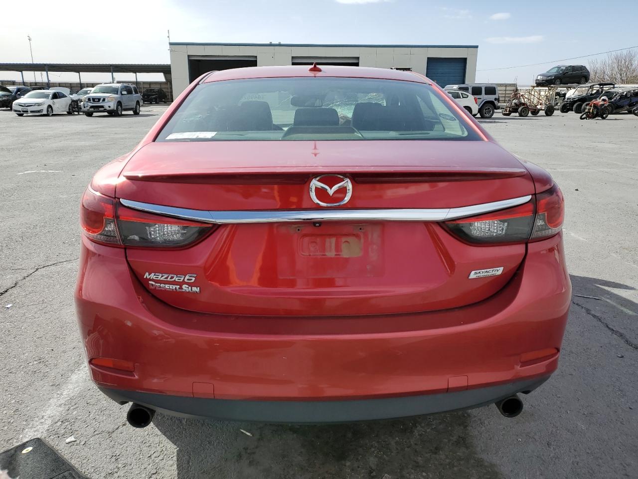 2015 Mazda 6 VIN JM1GJ1W55F1185606 Copart auction photo, front end damage thumbnail 6