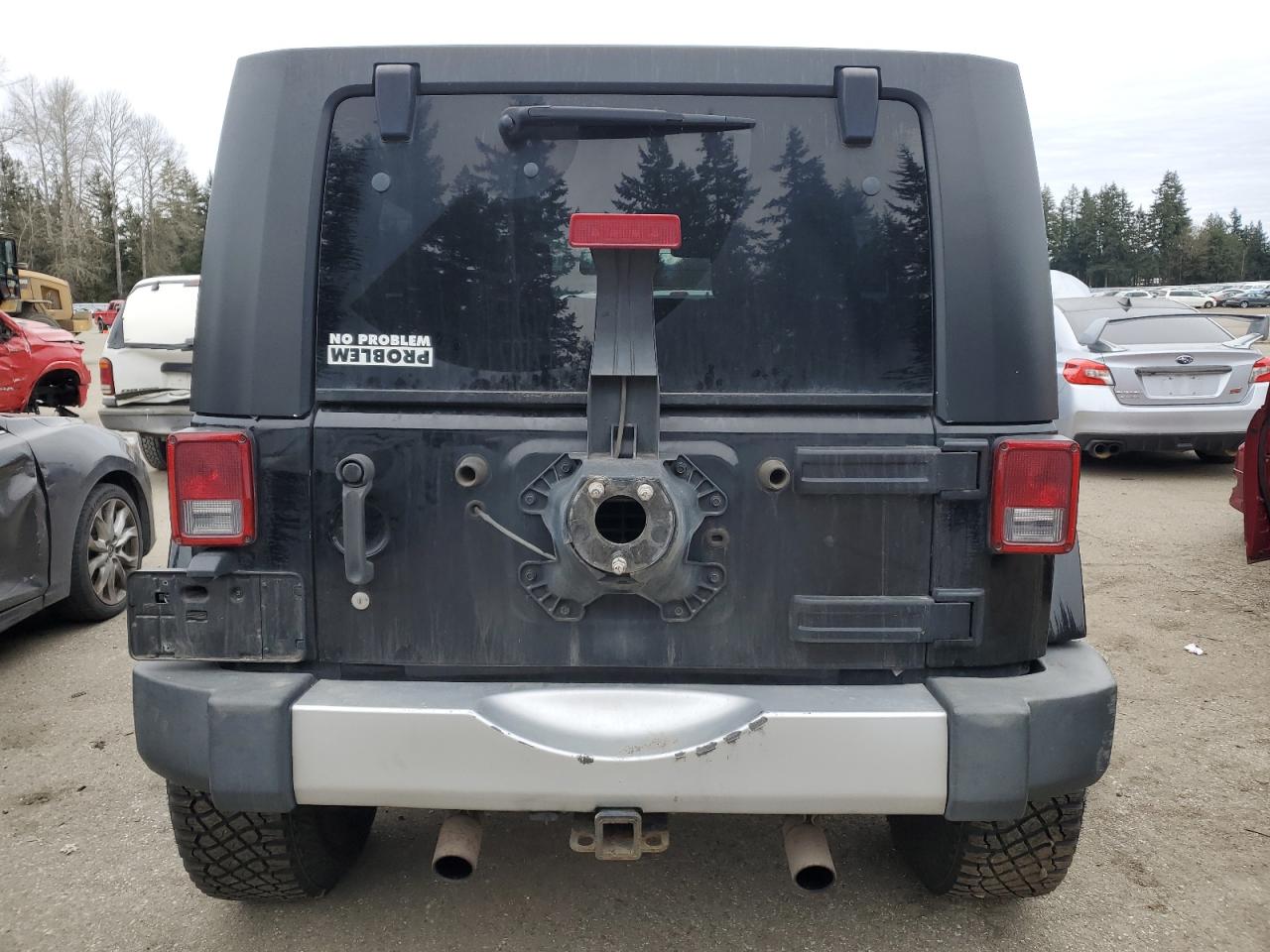 2008 Jeep Wrangler VIN 1J8GA59158L531041 Copart auction photo, front end / undercarriage damage thumbnail 6