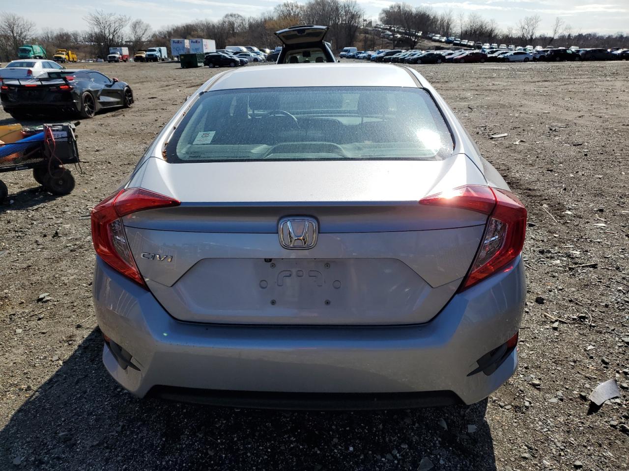 2016 Honda Civic VIN 2HGFC2F58GH527906 Copart auction photo, front end / minor dent/scratches damage thumbnail 6
