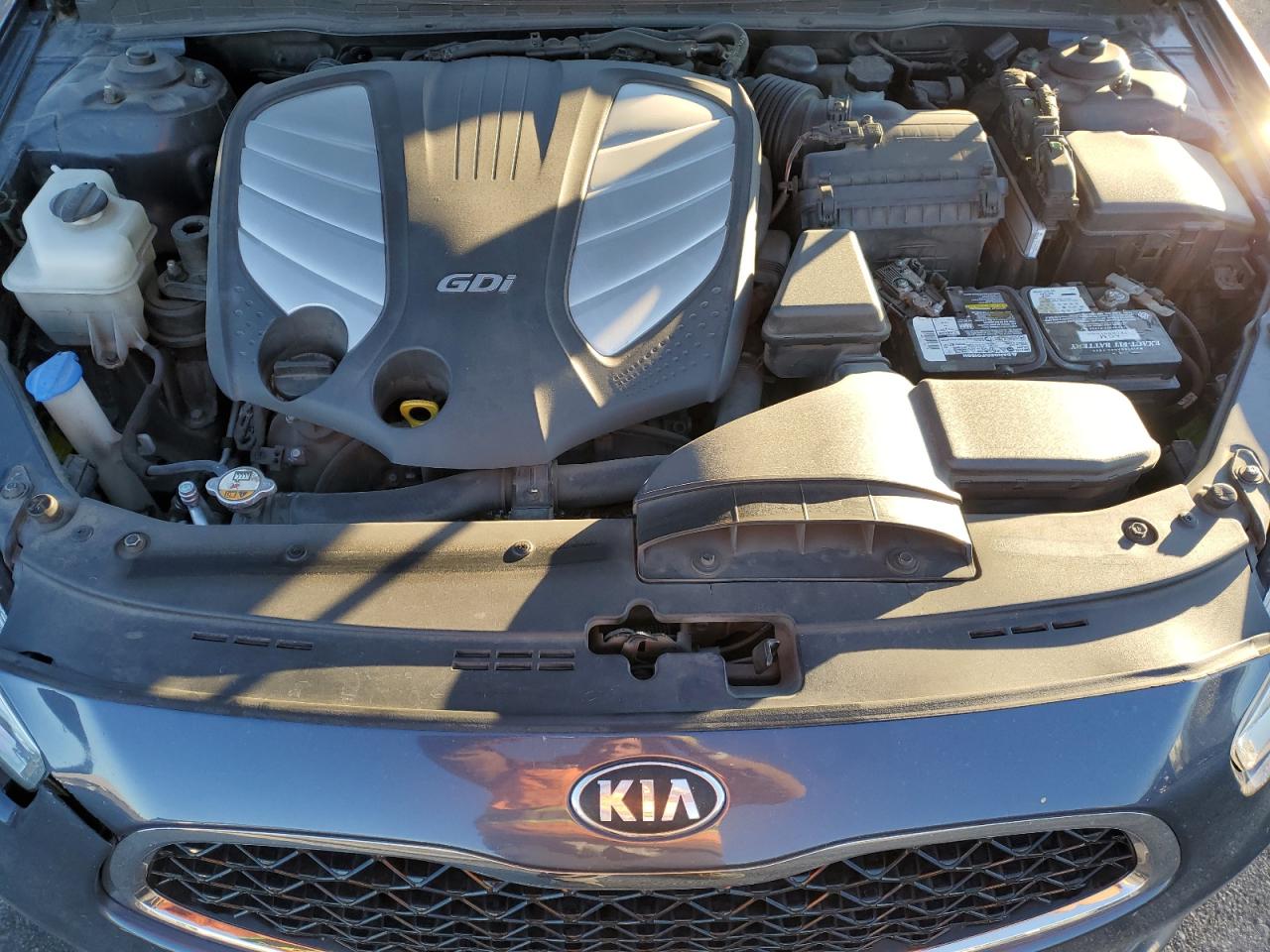 2014 KIA Cadenza VIN KNALN4D7XE5125222 Copart auction photo, front end damage thumbnail 11