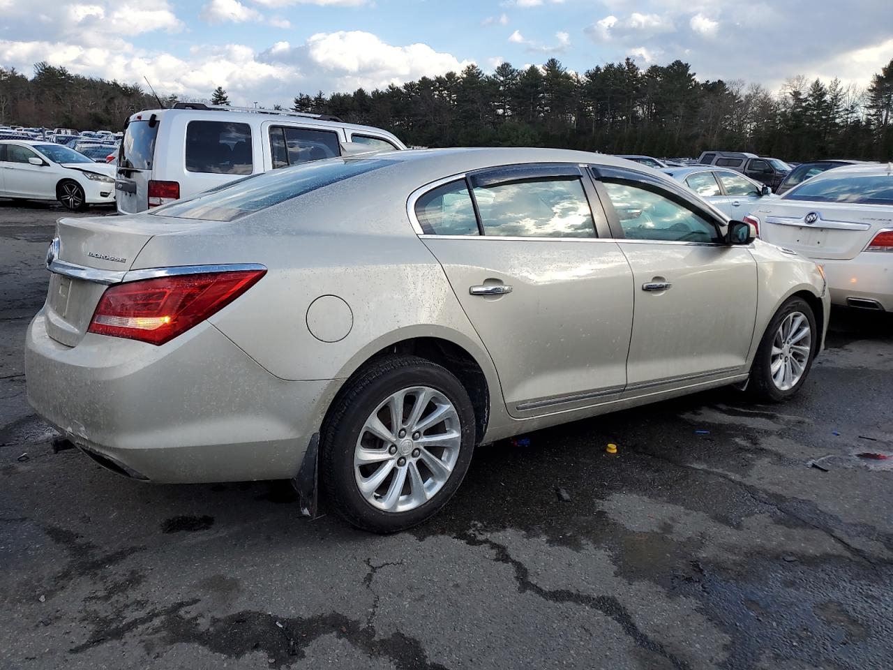 2015 Buick LaCrosse VIN 1G4GA5G32FF341572 Copart auction photo, undercarriage / front end damage thumbnail 3