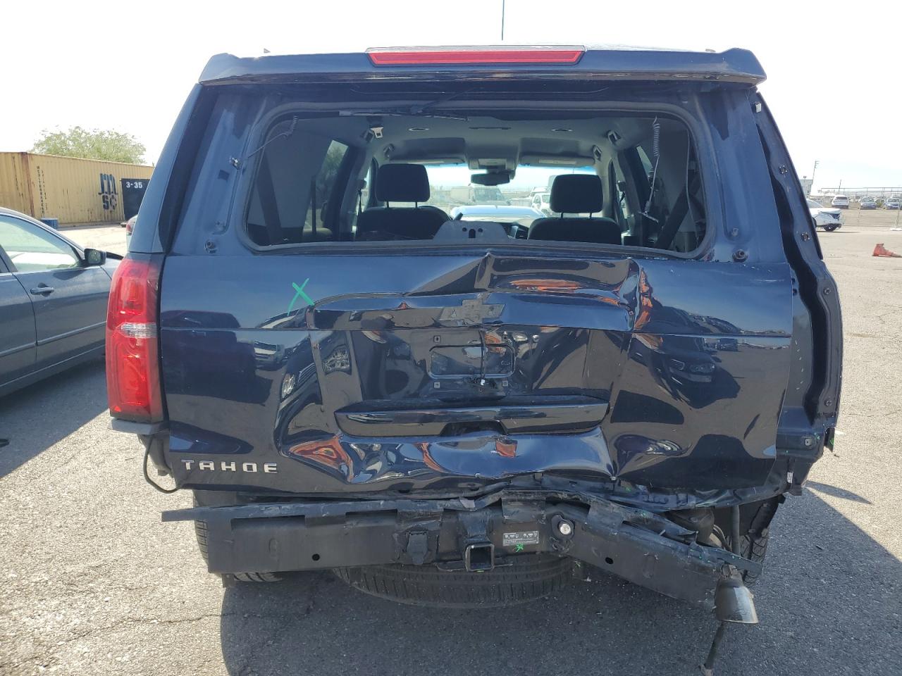 2019 Chevrolet Tahoe VIN 1GNSCAKC5KR149720 Copart auction photo, rear end damage thumbnail 6