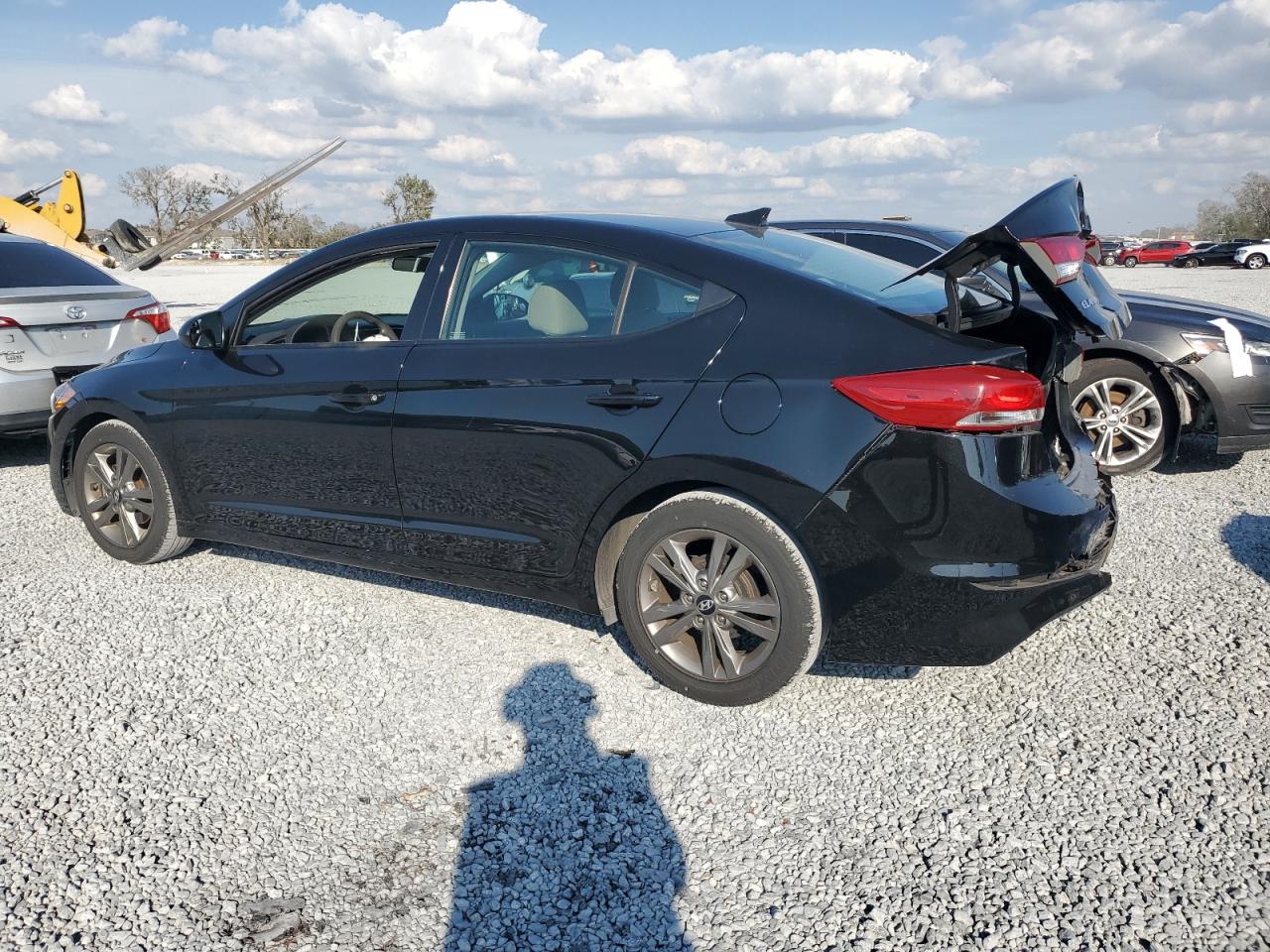 2017 Hyundai Elantra VIN 5NPD84LF1HH115769 Copart auction photo, rear end damage thumbnail 2