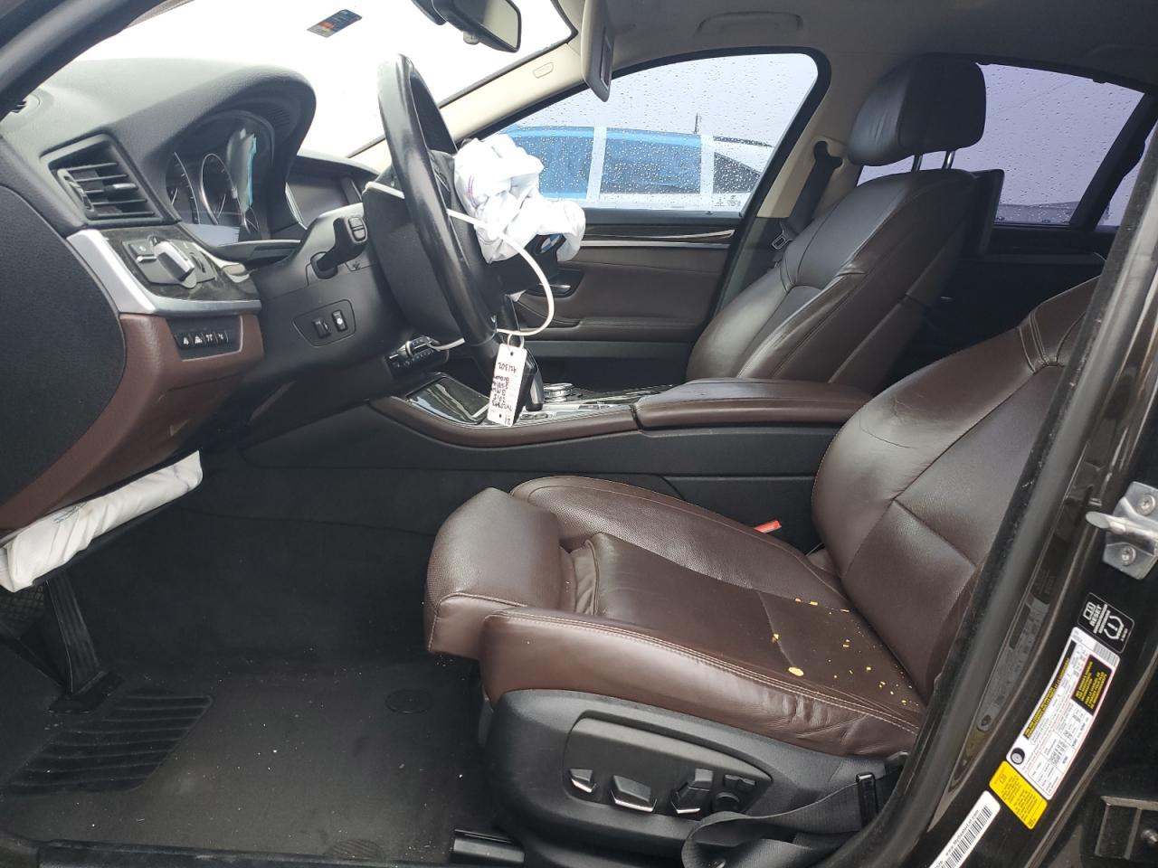 2015 BMW 5er VIN WBA5B1C51FD921302 Copart auction photo, mechanical / front end damage thumbnail 7