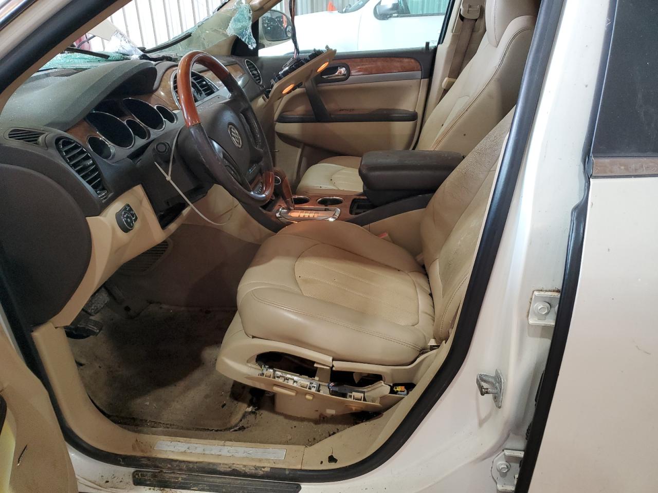 2011 Buick Enclave VIN 5GAKRBED5BJ134894 Copart auction photo, top/roof / front end damage thumbnail 7