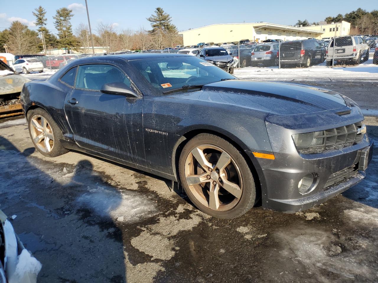 2011 Chevrolet Camaro VIN 2G1FK1EJ8B9173522 Copart auction photo, side / rear end damage thumbnail 4