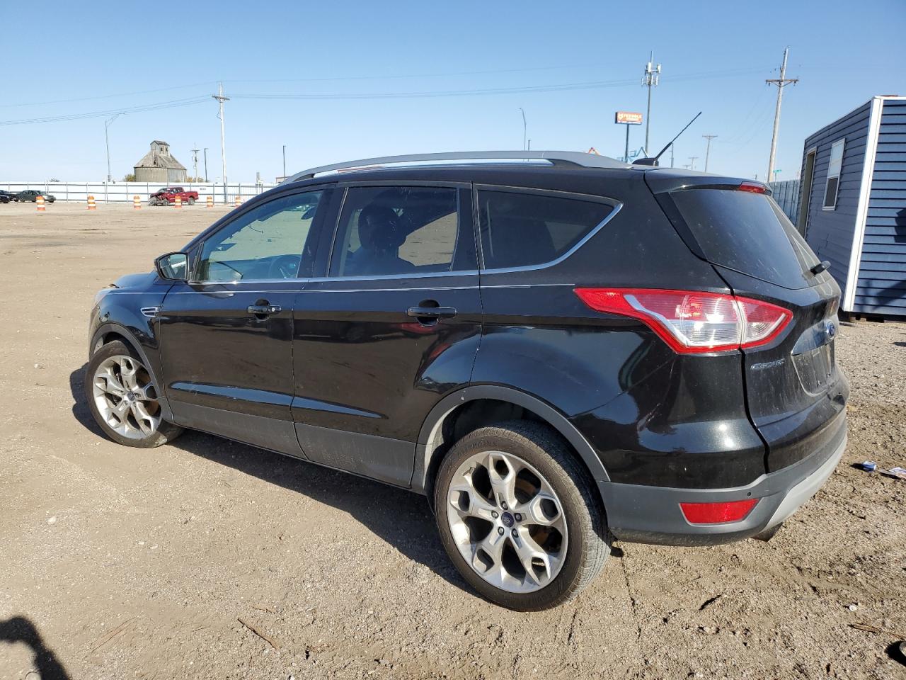 2014 Ford Escape VIN 1FMCU9J97EUE12544 Copart auction photo, front end / side damage thumbnail 2