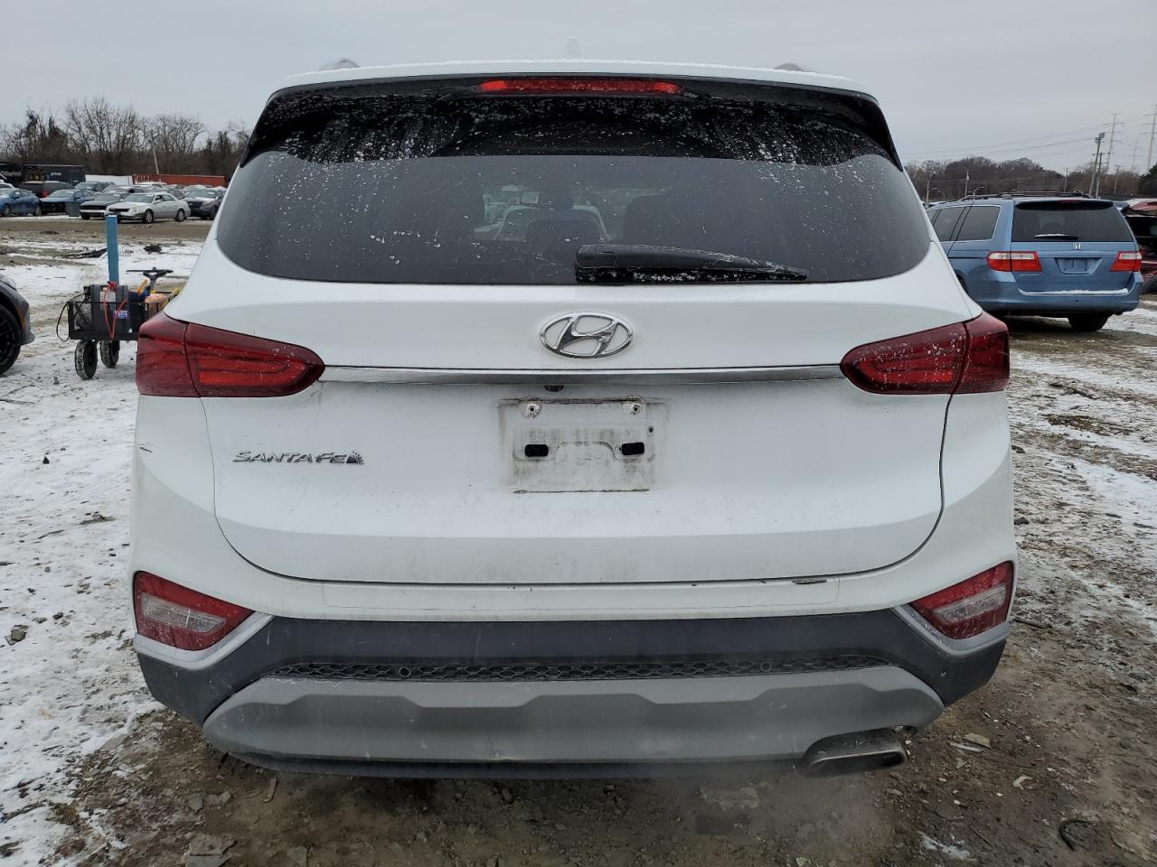 2019 Hyundai Santa Fe VIN 5NMS33AD1KH055952 Copart auction photo, side damage thumbnail 6