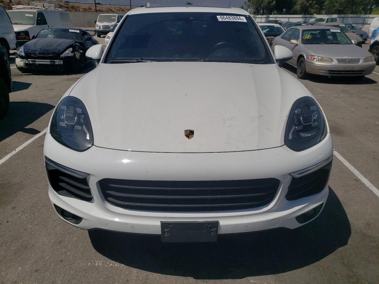 2018 Porsche Cayenne VIN WP1AB2A27JLA61046 Copart auction photo, rear end damage thumbnail 5