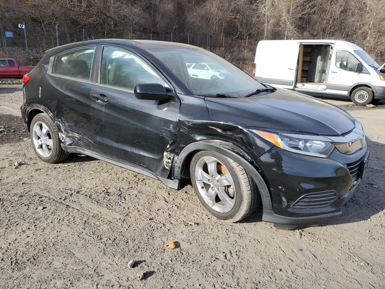 2019 Honda HR-V VIN 3CZRU6H38KG727294 Copart auction photo, all over / side damage thumbnail 4