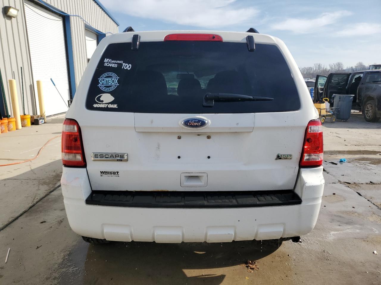2010 Ford Escape VIN 1FMCU9DG8AKC04267 Copart auction photo, front end / side damage thumbnail 6