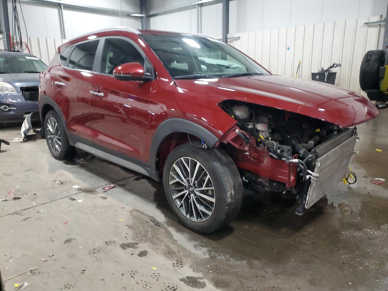 2020 Hyundai Tucson VIN KM8J3CAL2LU264206 Copart auction photo, front end damage thumbnail 4