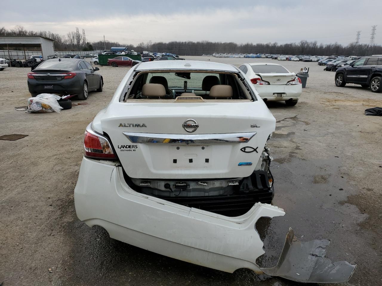 2014 Nissan Altima VIN 1N4AL3AP6EN372158 Copart auction photo, rear end / side damage thumbnail 6