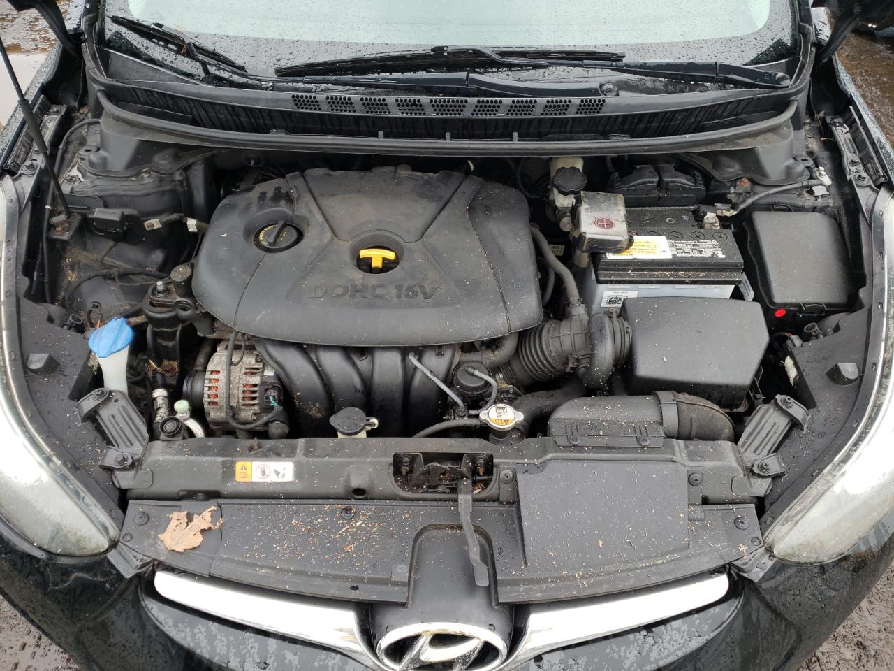 2014 Hyundai Elantra VIN 5NPDH4AE6EH471060 Copart auction photo, front end / minor dent/scratches damage thumbnail 11