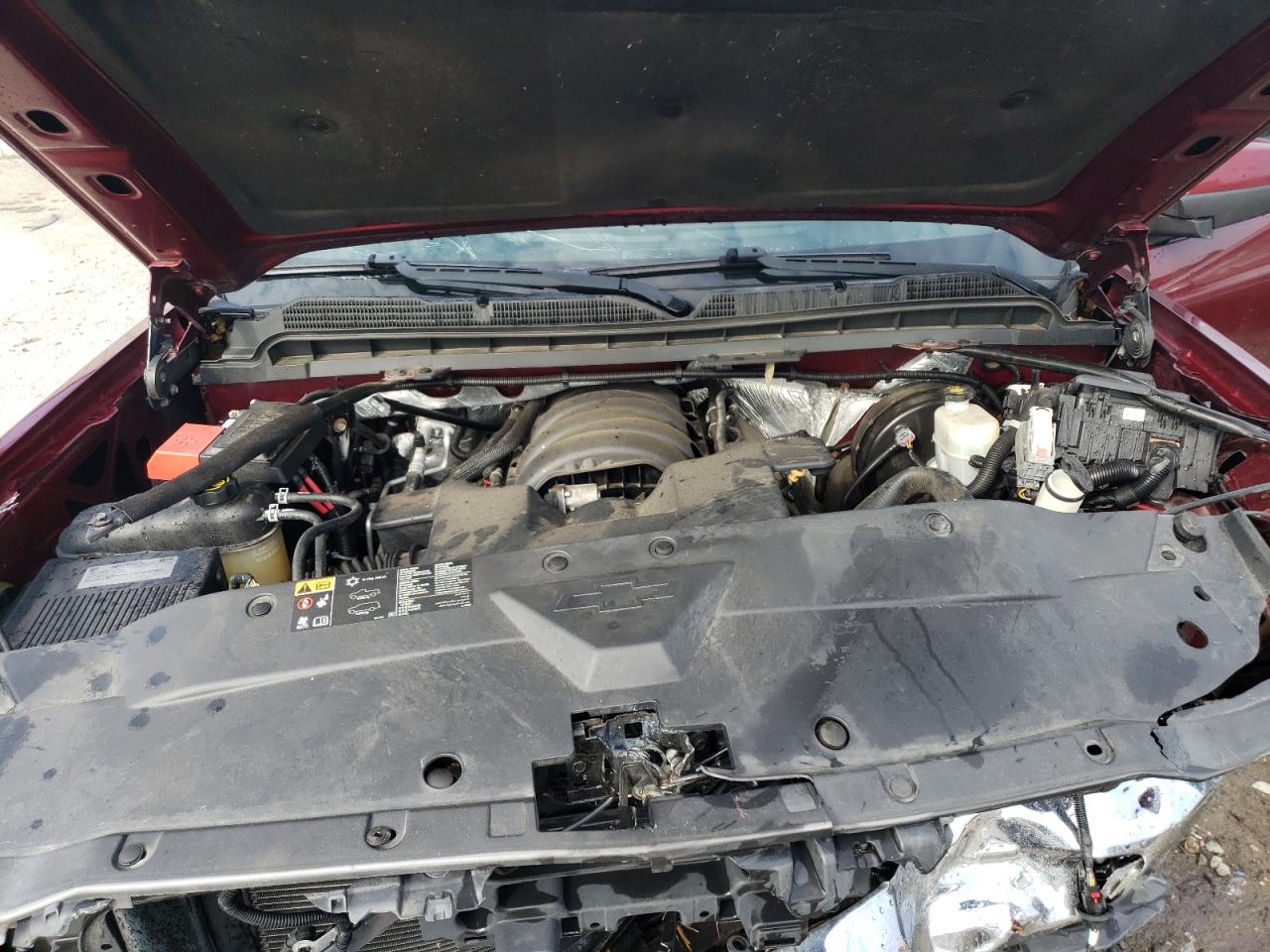 2016 Chevrolet Silverado VIN 1GCVKREC9GZ187221 Copart auction photo, front end / side damage thumbnail 11
