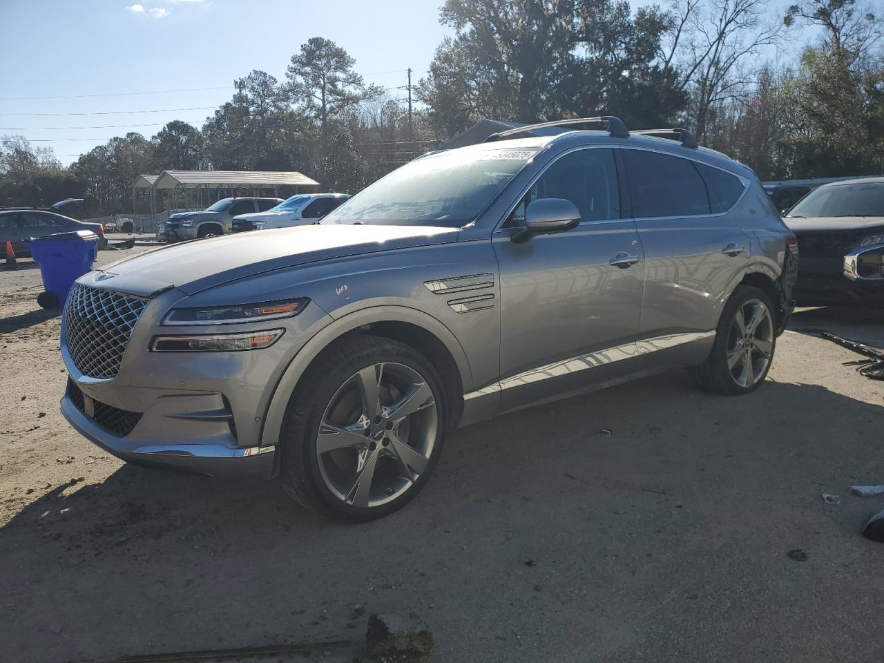 2022 Genesis Gv80 VIN KMUHCESCXNU083352 - Copart auction photo