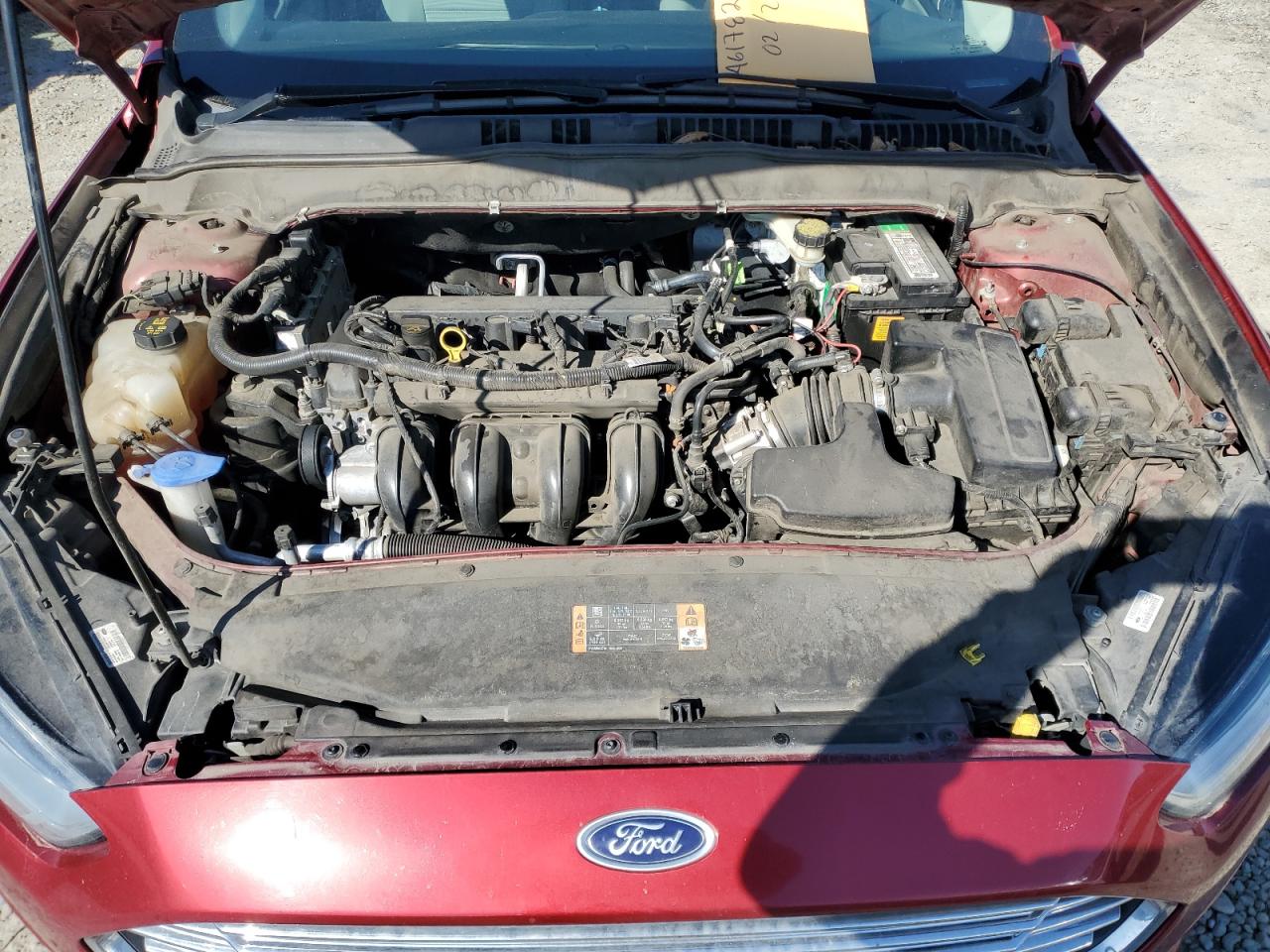 2016 Ford Fusion VIN 3FA6P0G79GR357329 Copart auction photo, rear end damage thumbnail 11