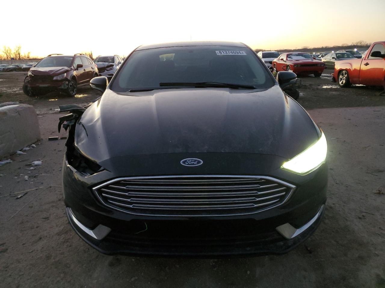 2018 Ford Fusion VIN 3FA6P0HD2JR223838 Copart auction photo, front end damage thumbnail 5