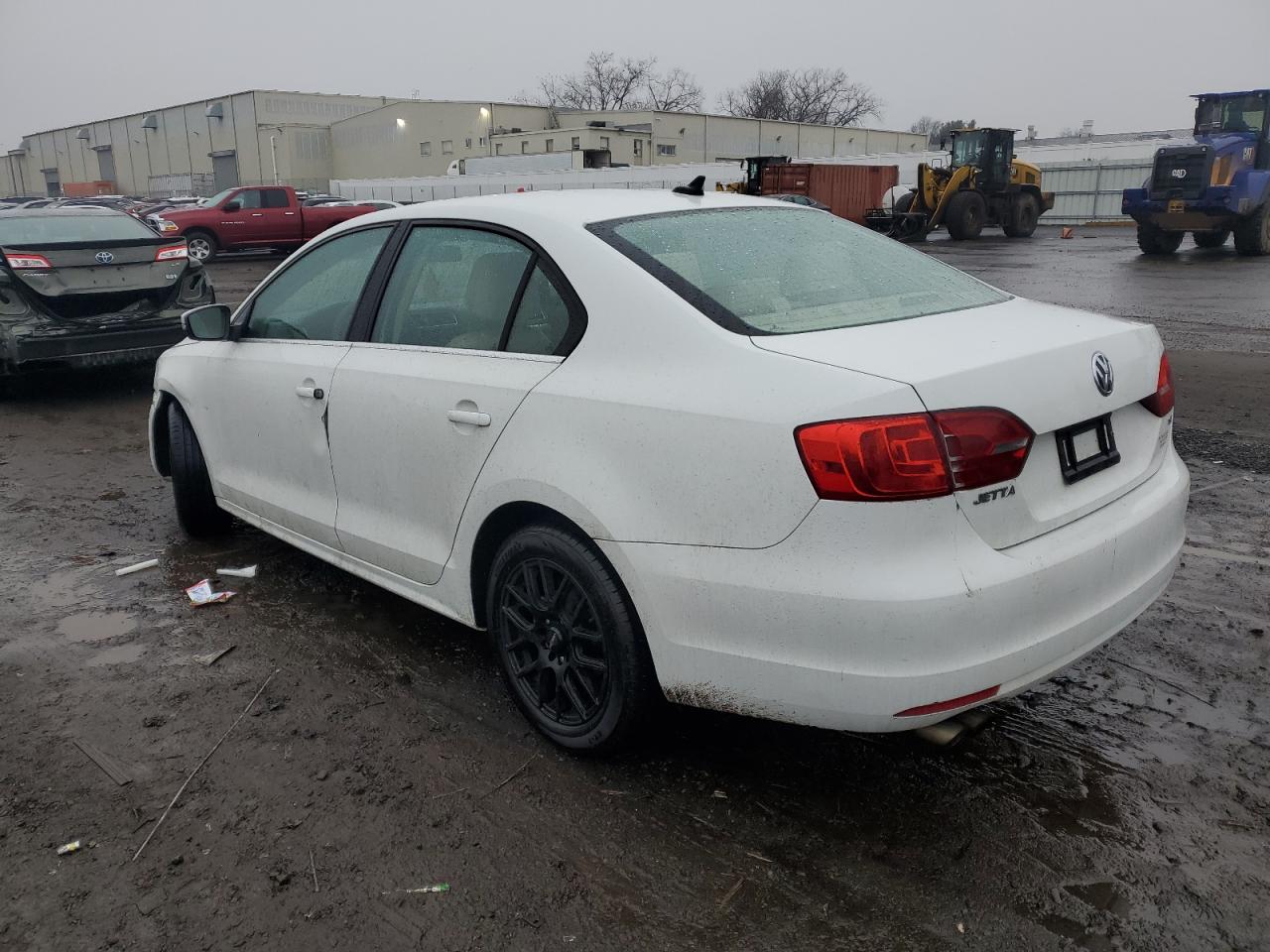 2014 Volkswagen Jetta VIN 3VWD17AJ1EM426392 Copart auction photo, front end / side damage thumbnail 2