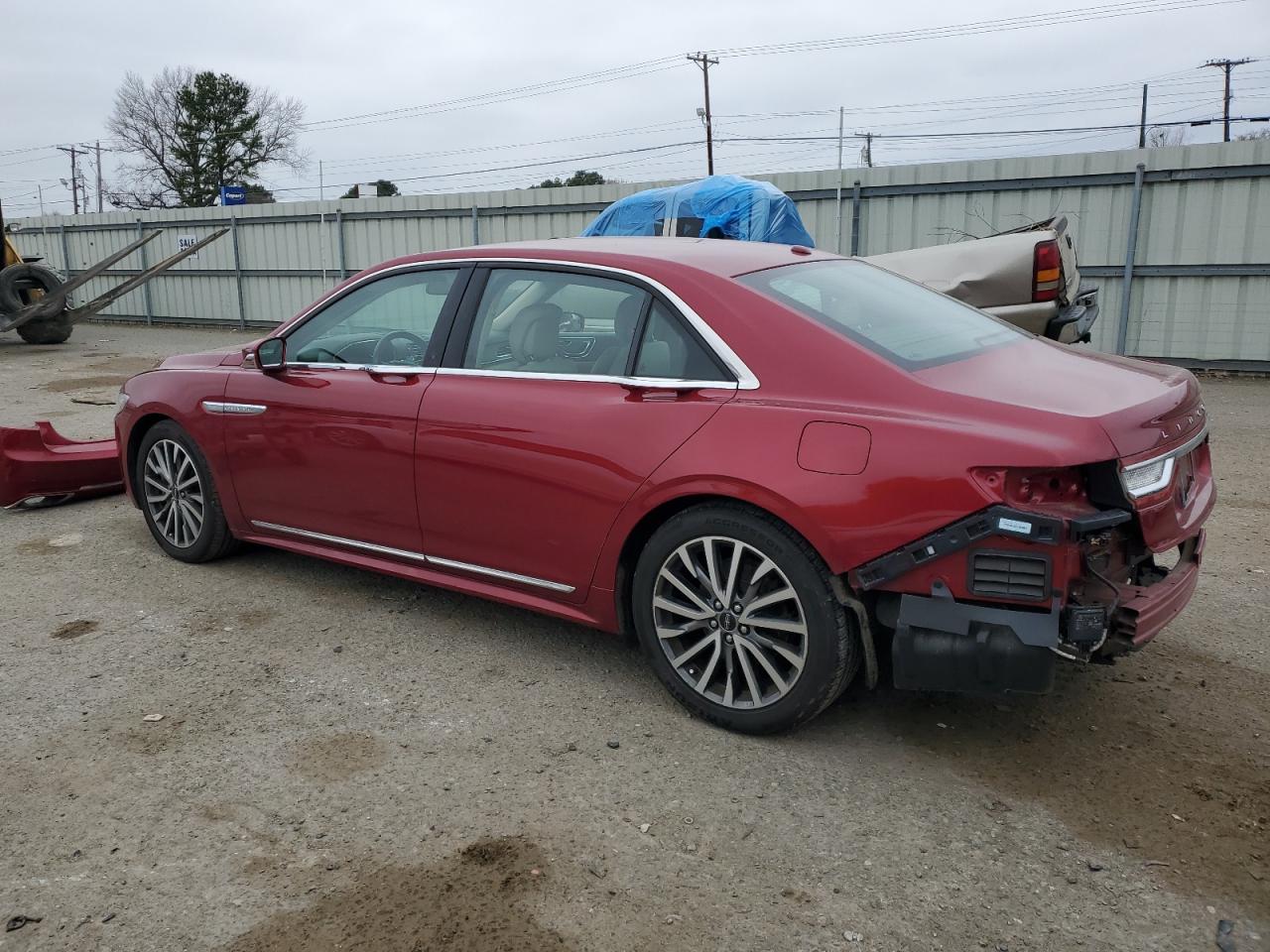 2017 Lincoln Continental VIN 1LN6L9SP0H5609129 Copart auction photo, rear end / minor dent/scratches damage thumbnail 2