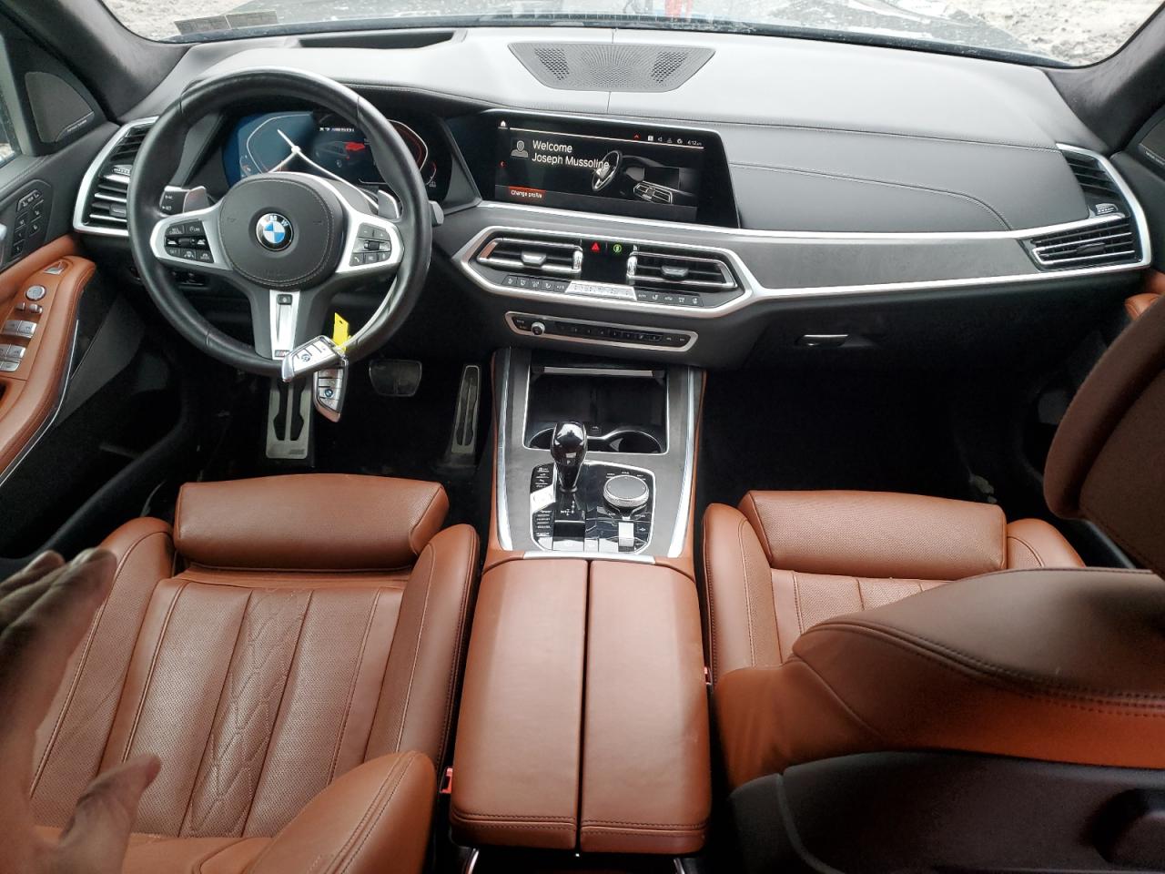 2022 BMW X7 VIN 5UXCX6C00N9L87710 Copart auction photo, rear end / side damage thumbnail 8