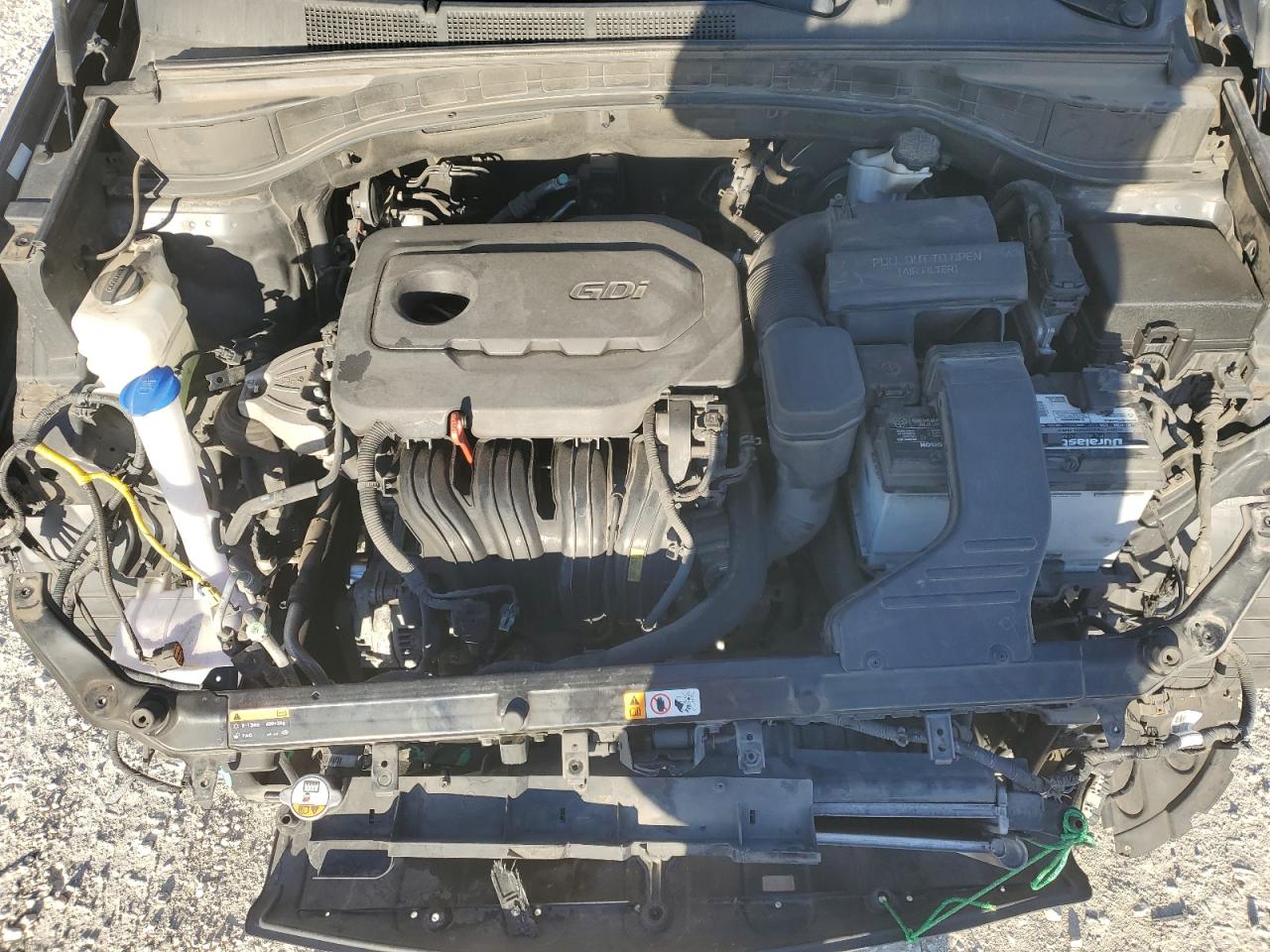 2017 Hyundai Santa Fe VIN 5XYZT3LB7HG450506 Copart auction photo, front end / minor dent/scratches damage thumbnail 12