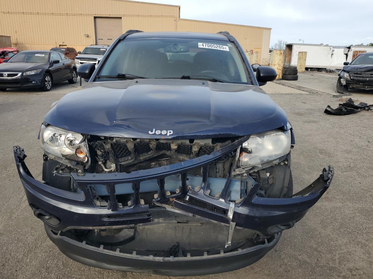 2016 Jeep Compass VIN 1C4NJCBA8GD687953 Copart auction photo, front end damage thumbnail 5