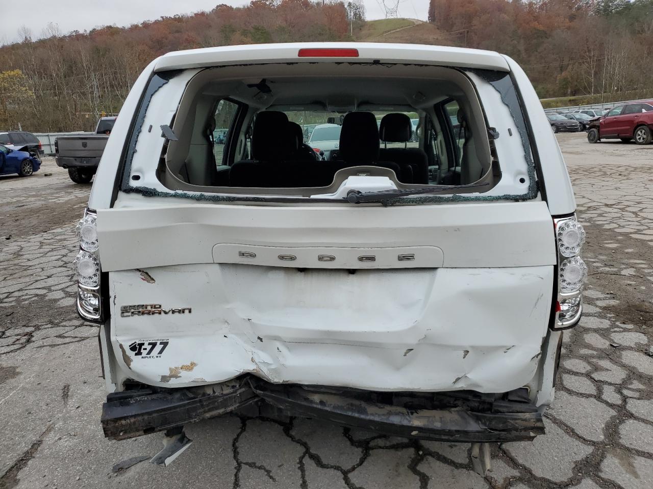 2014 Dodge Caravan VIN 2C4RDGBG4ER279304 Copart auction photo, rear end damage thumbnail 6