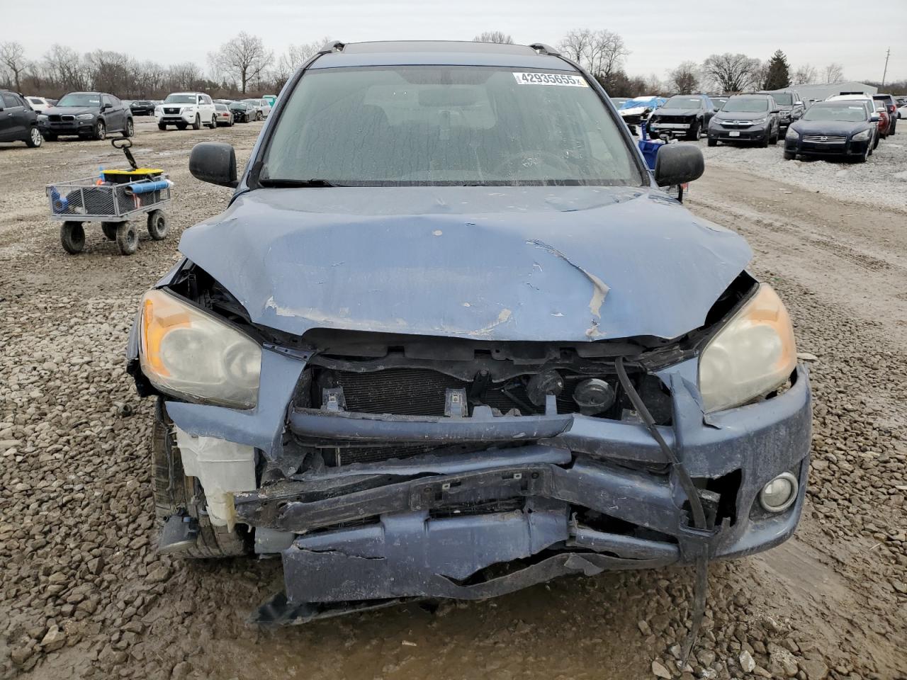 2010 Toyota RAV 4 VIN JTMRF4DV6AD034554 Copart auction photo, front end / rear end damage thumbnail 5