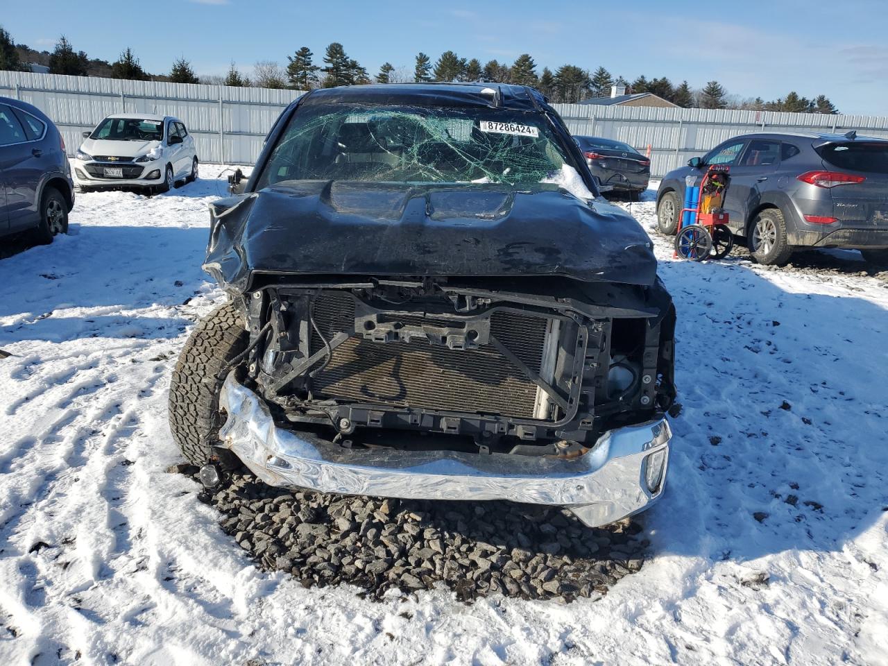2016 Chevrolet Silverado VIN 3GCUKSEC7GG306922 Copart auction photo, all over damage thumbnail 5