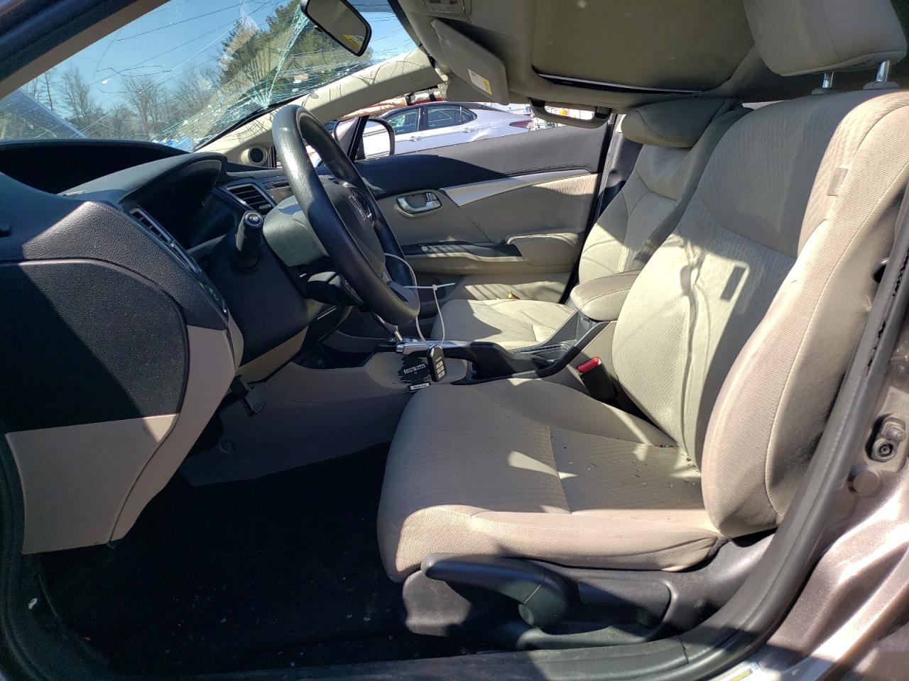 2015 Honda Civic VIN 19XFB2F89FE006215 Copart auction photo, top/roof / minor dent/scratches damage thumbnail 7