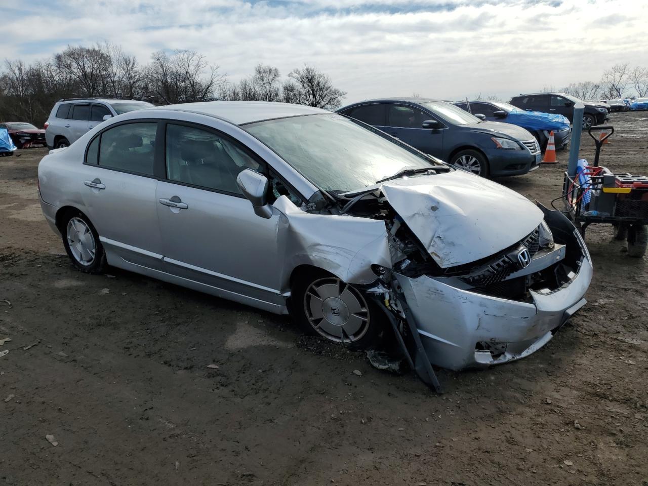 2009 Honda Civic VIN JHMFA36259S017877 Copart auction photo, front end / minor dent/scratches damage thumbnail 4