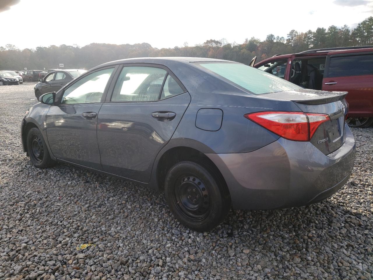 2014 Toyota Corolla VIN 2T1BPRHE6EC069605 Copart auction photo, side / front end damage thumbnail 2
