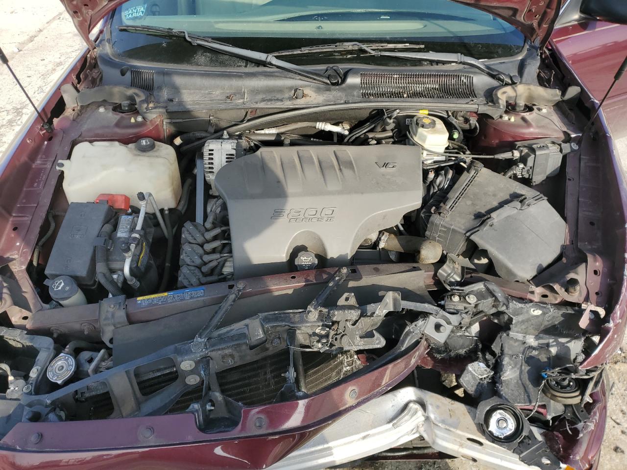 2003 Buick LeSabre VIN 1G4HP52K334131426 Copart auction photo, front end / undercarriage damage thumbnail 13