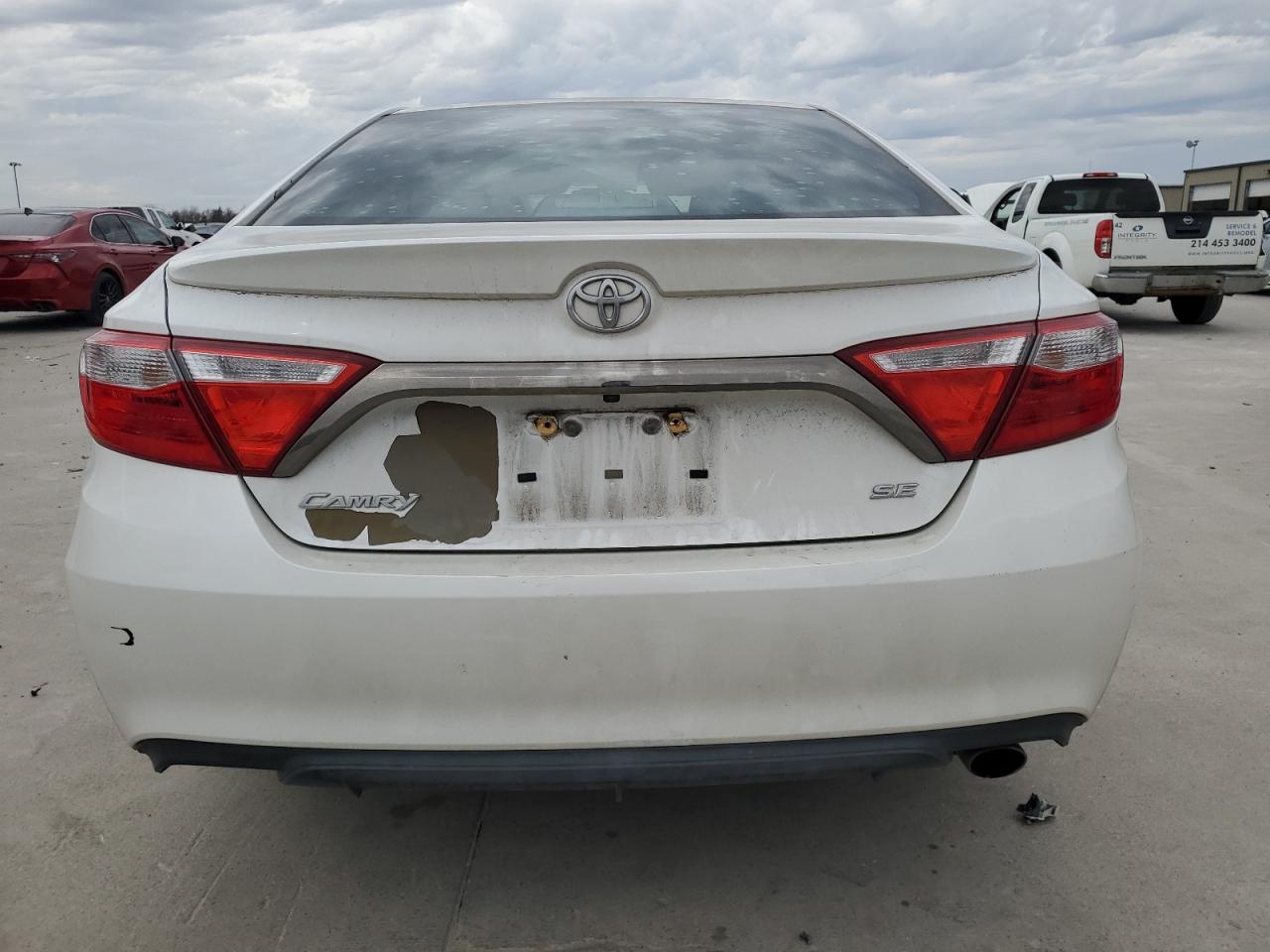 2016 Toyota Camry VIN 4T1BF1FK5GU145250 Copart auction photo, front end / rear end damage thumbnail 6