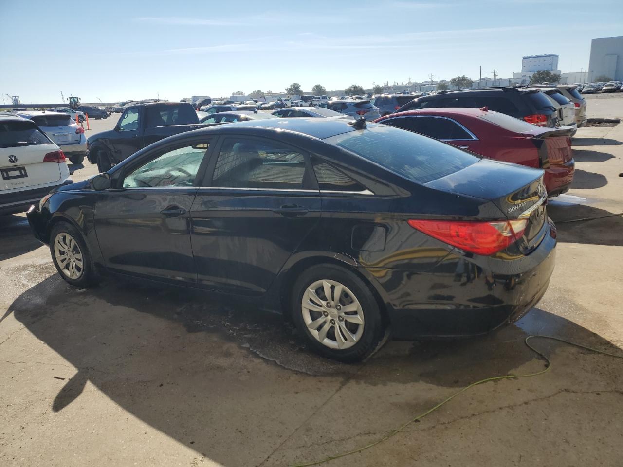 2013 Hyundai Sonata VIN 5NPEB4AC2DH590680 Copart auction photo, front end damage thumbnail 2