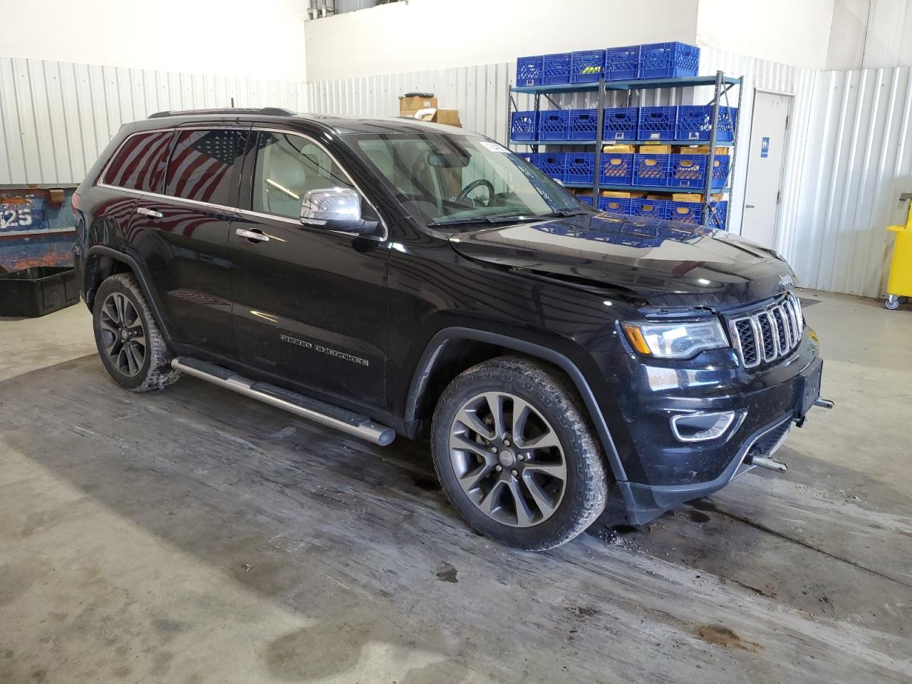 2018 Jeep Grand Cherokee VIN 1C4RJFBG6JC343235 Copart auction photo, front end / minor dent/scratches damage thumbnail 4