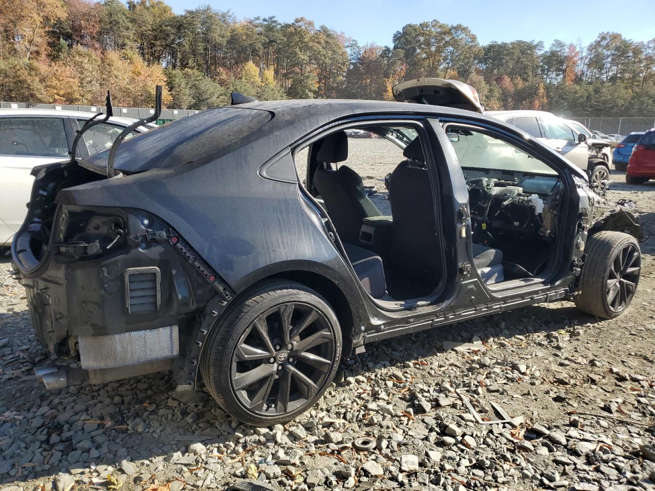 2021 Toyota Corolla VIN 5YFS4MCE6MP083425 Copart auction photo, stripped damage thumbnail 3