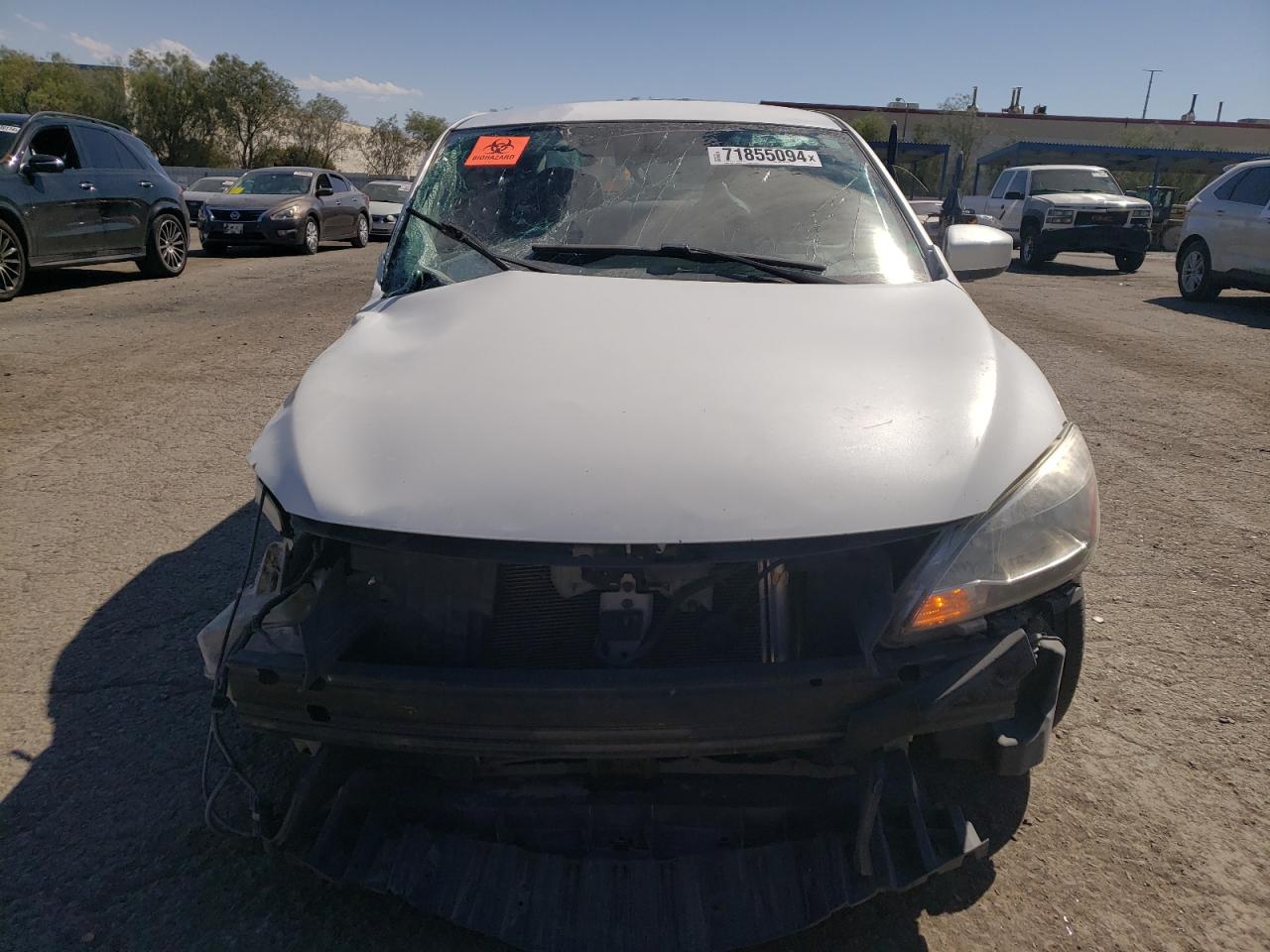 2013 Nissan Sentra VIN 3N1AB7AP6DL628711 Copart auction photo, all over damage thumbnail 5