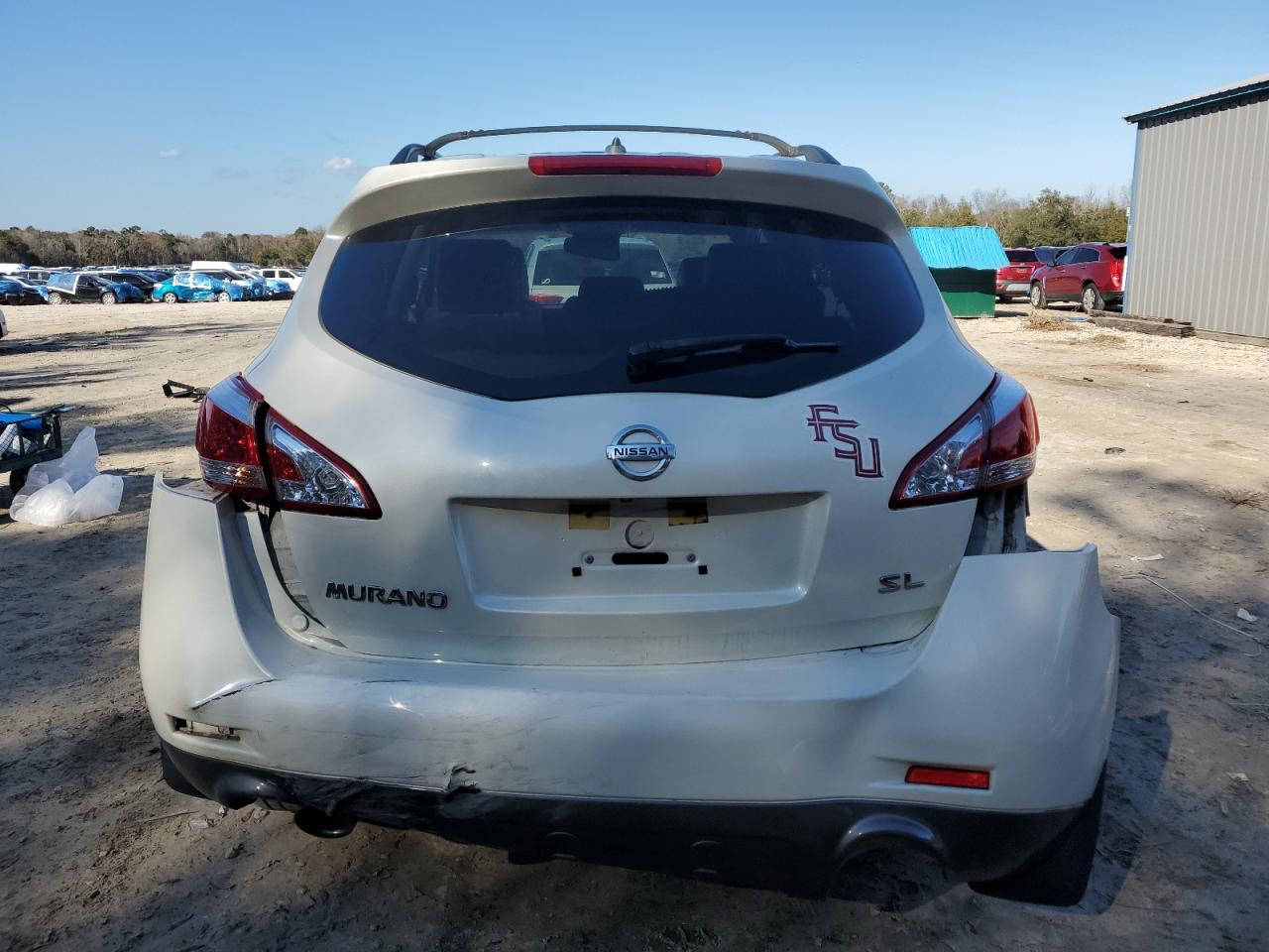2012 Nissan Murano VIN JN8AZ1MU6CW114992 Copart auction photo, rear end damage thumbnail 6