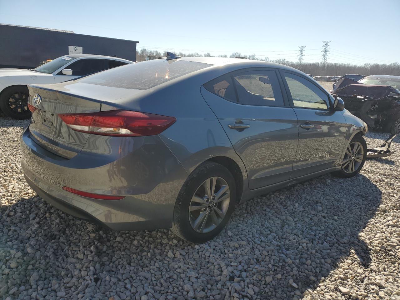2018 Hyundai Elantra VIN 5NPD84LF1JH304072 Copart auction photo, front end damage thumbnail 3