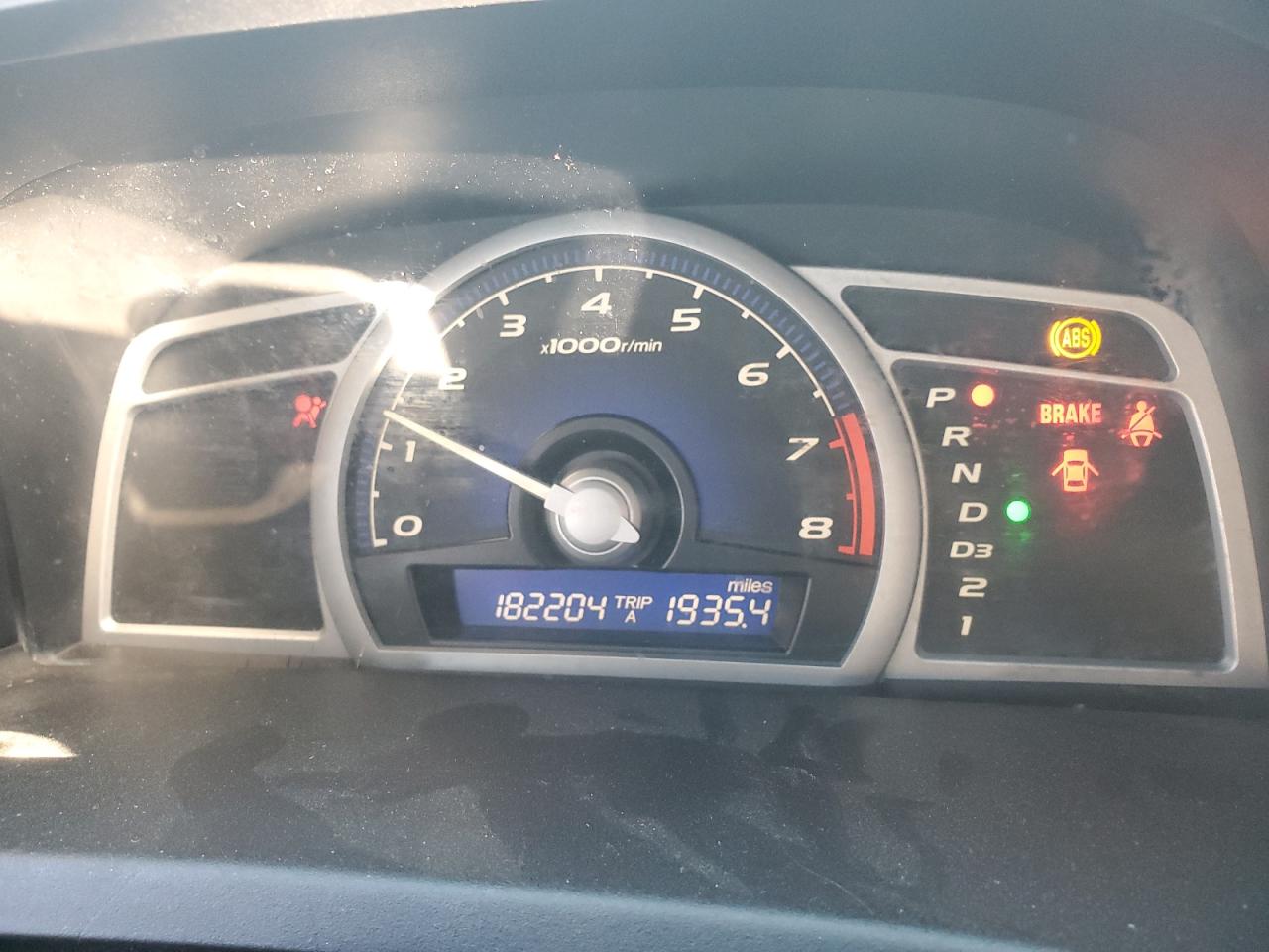 2007 Honda Civic VIN 2HGFG12867H542113 Copart auction photo, all over damage thumbnail 9