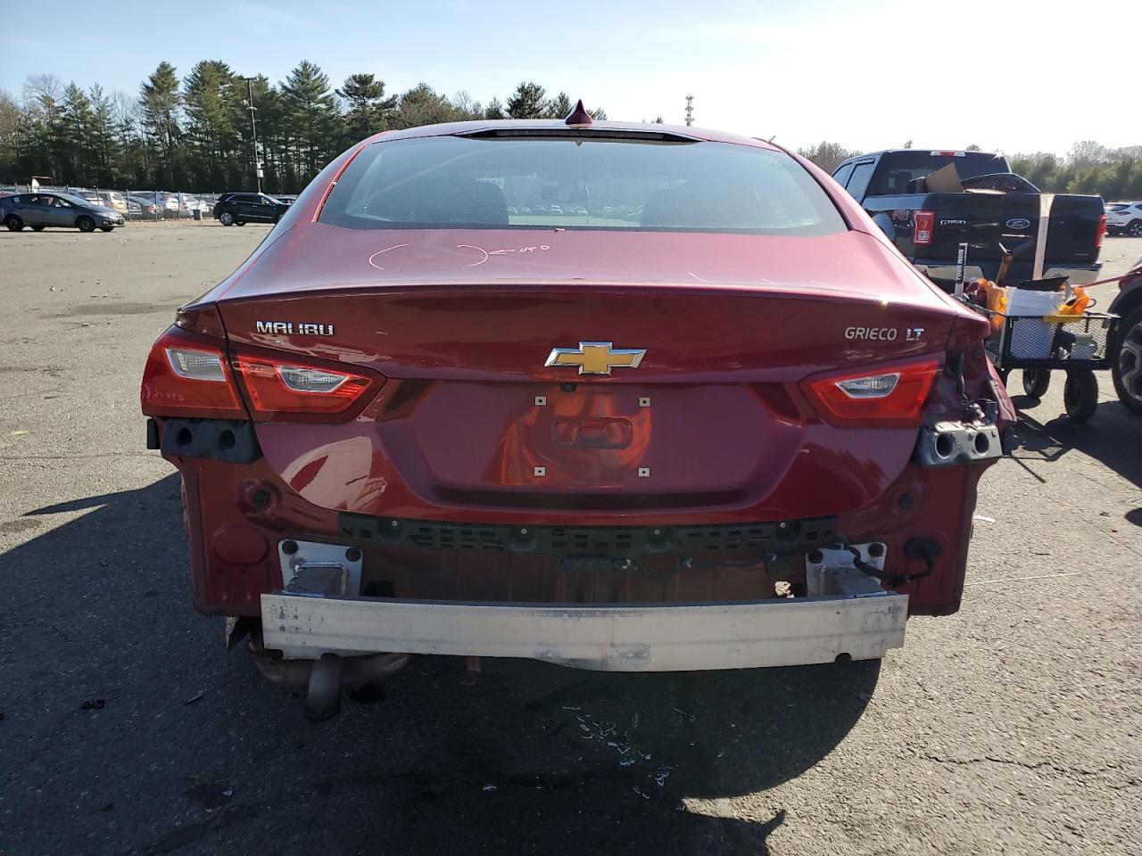 2018 Chevrolet Malibu VIN 1G1ZD5ST8JF146279 Copart auction photo, all over damage thumbnail 6