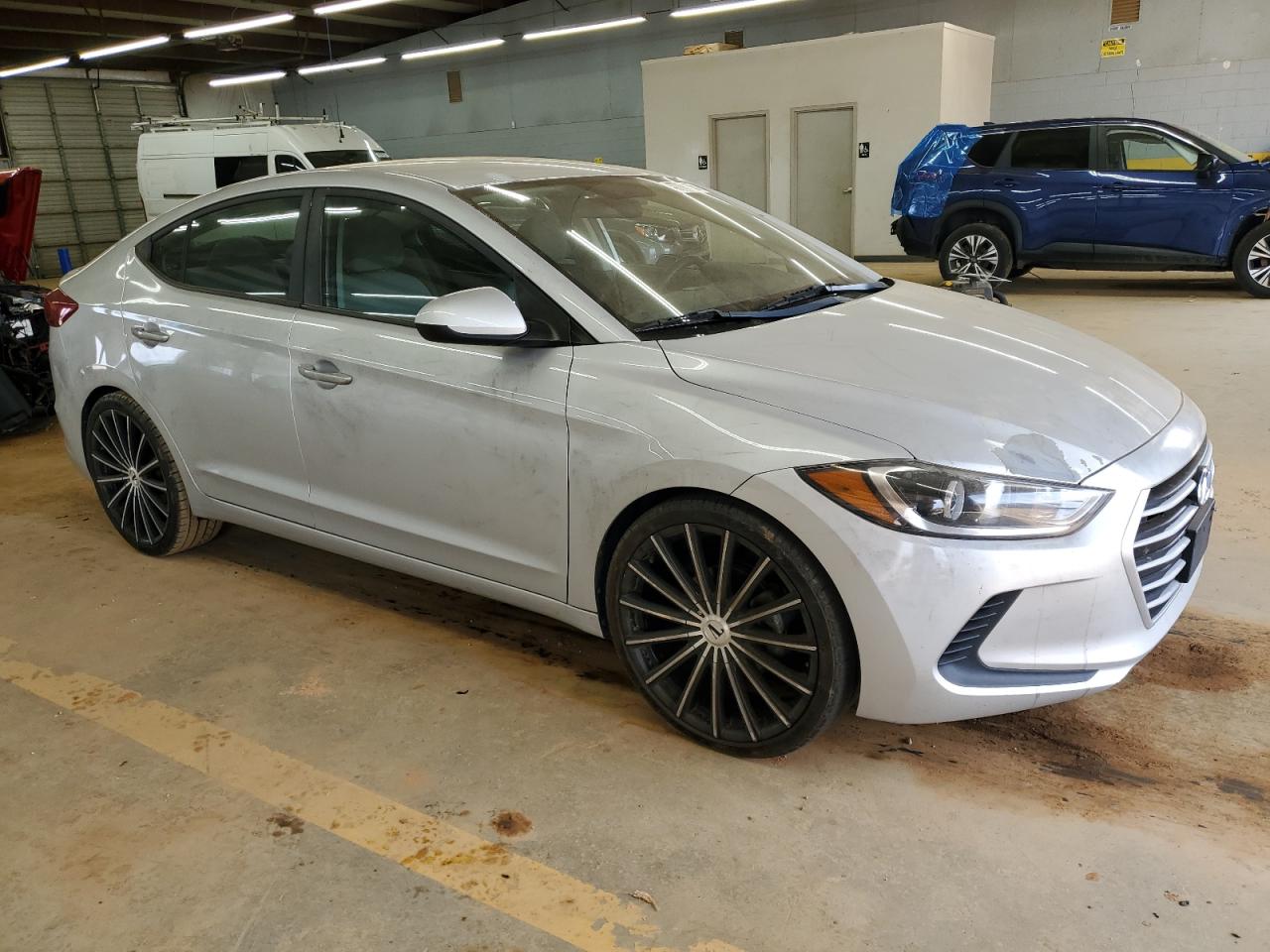 2018 Hyundai Elantra VIN 5NPD84LFXJH288776 Copart auction photo, vandalism damage thumbnail 4