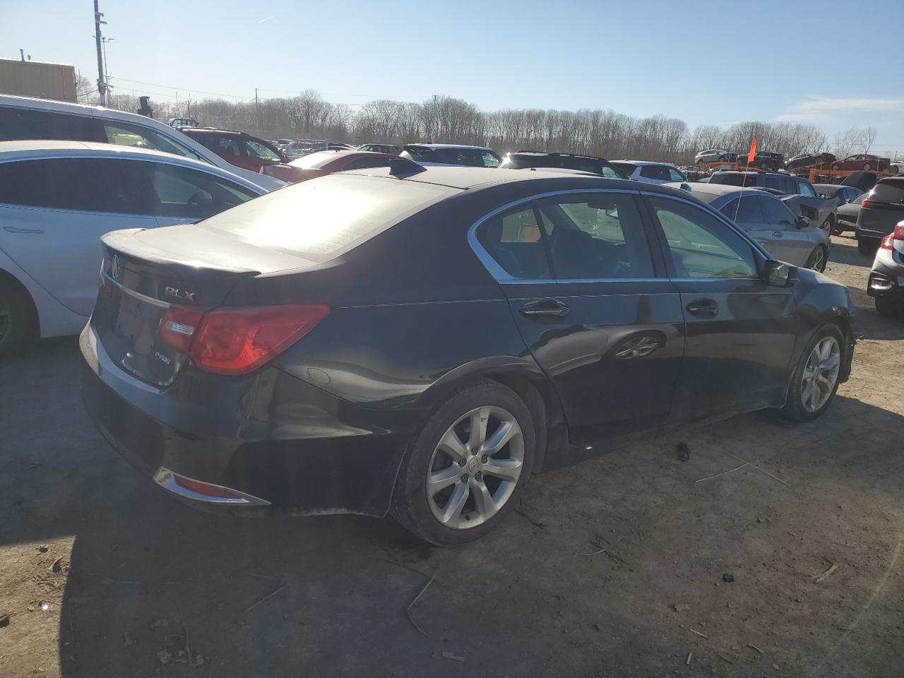 2014 Acura RLX VIN JH4KC1F32EC001078 Copart auction photo, front end damage thumbnail 3