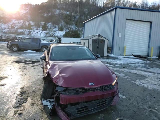 2021 KIA K5 VIN 5XXG64J25MG081652 Copart auction photo, front end / side damage thumbnail 11