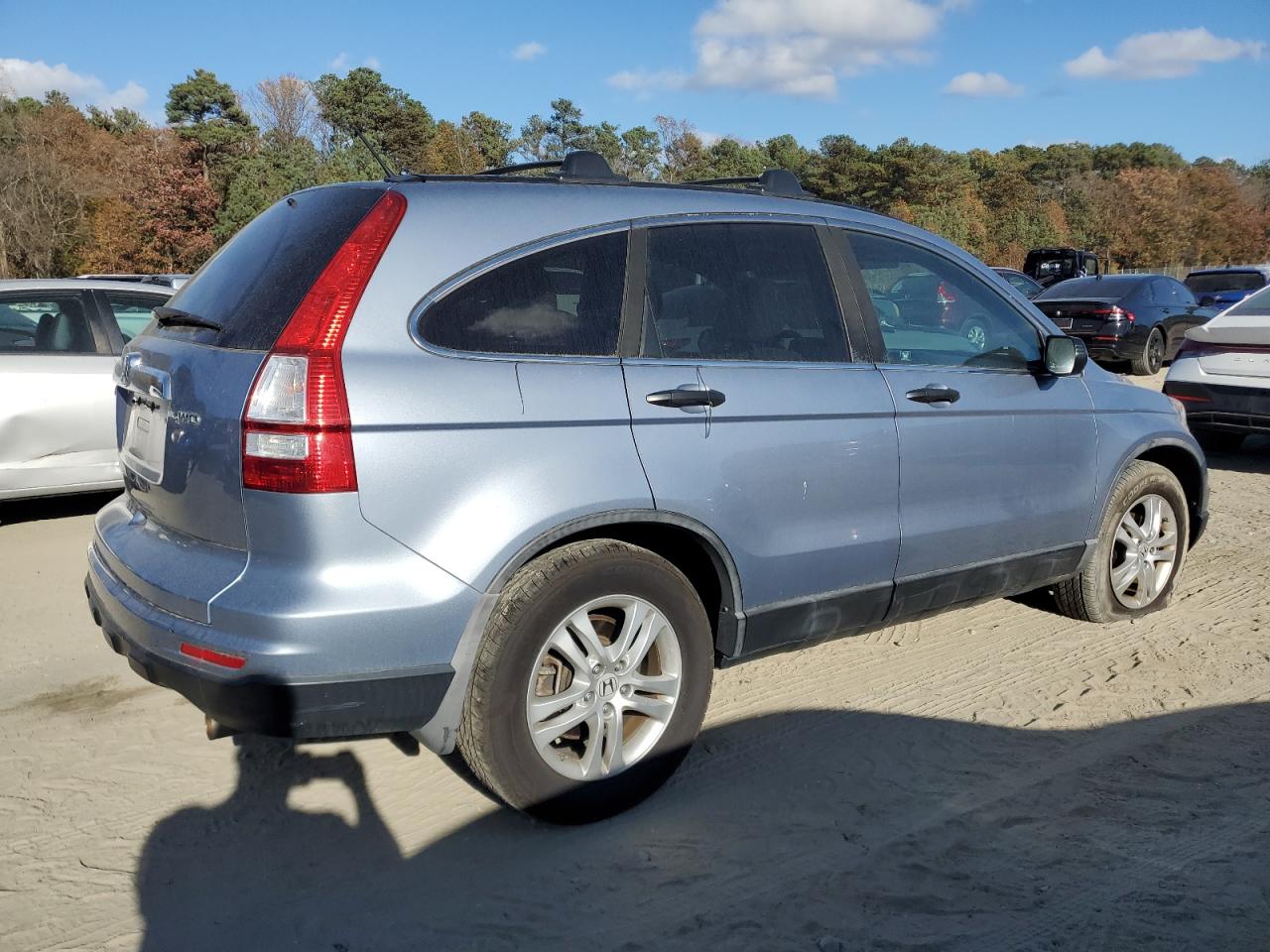 2010 Honda CR-V VIN 5J6RE4H59AL060482 Copart auction photo, mechanical / undercarriage damage thumbnail 3