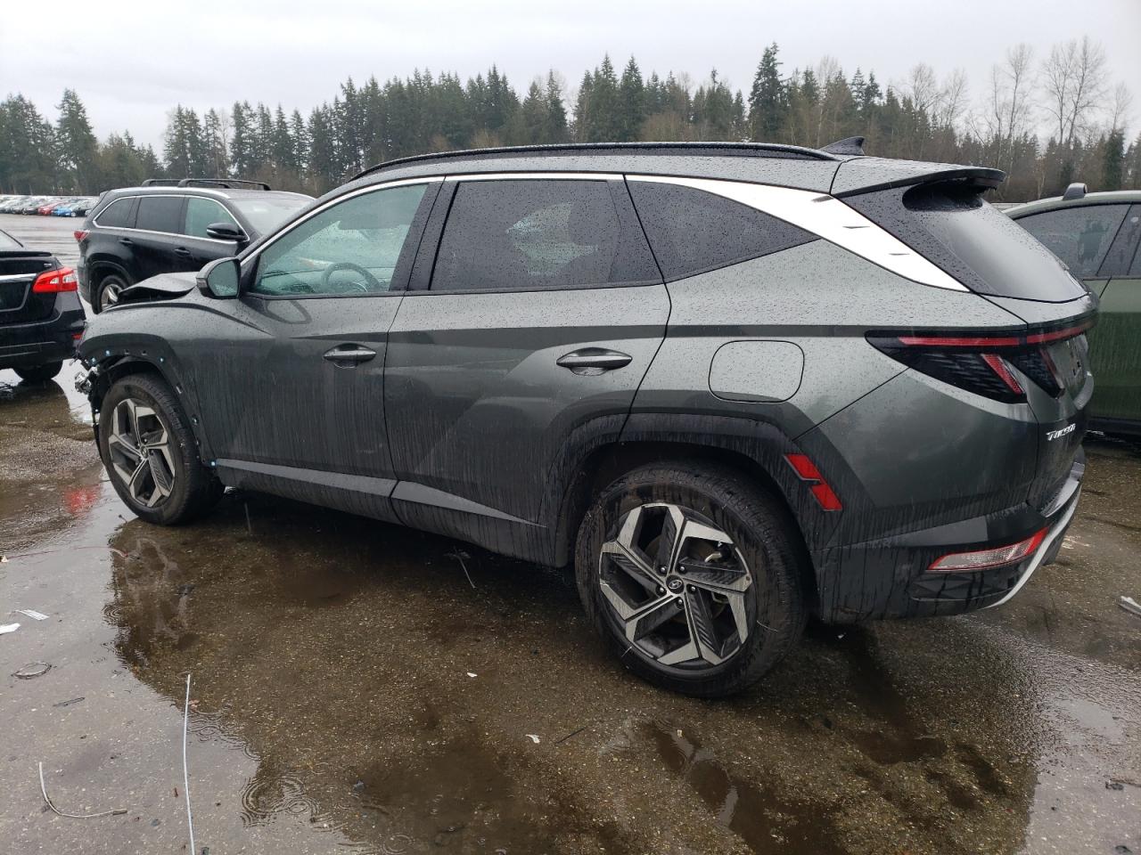 2023 Hyundai Tucson VIN 5NMJECAE7PH168052 Copart auction photo, front end damage thumbnail 2